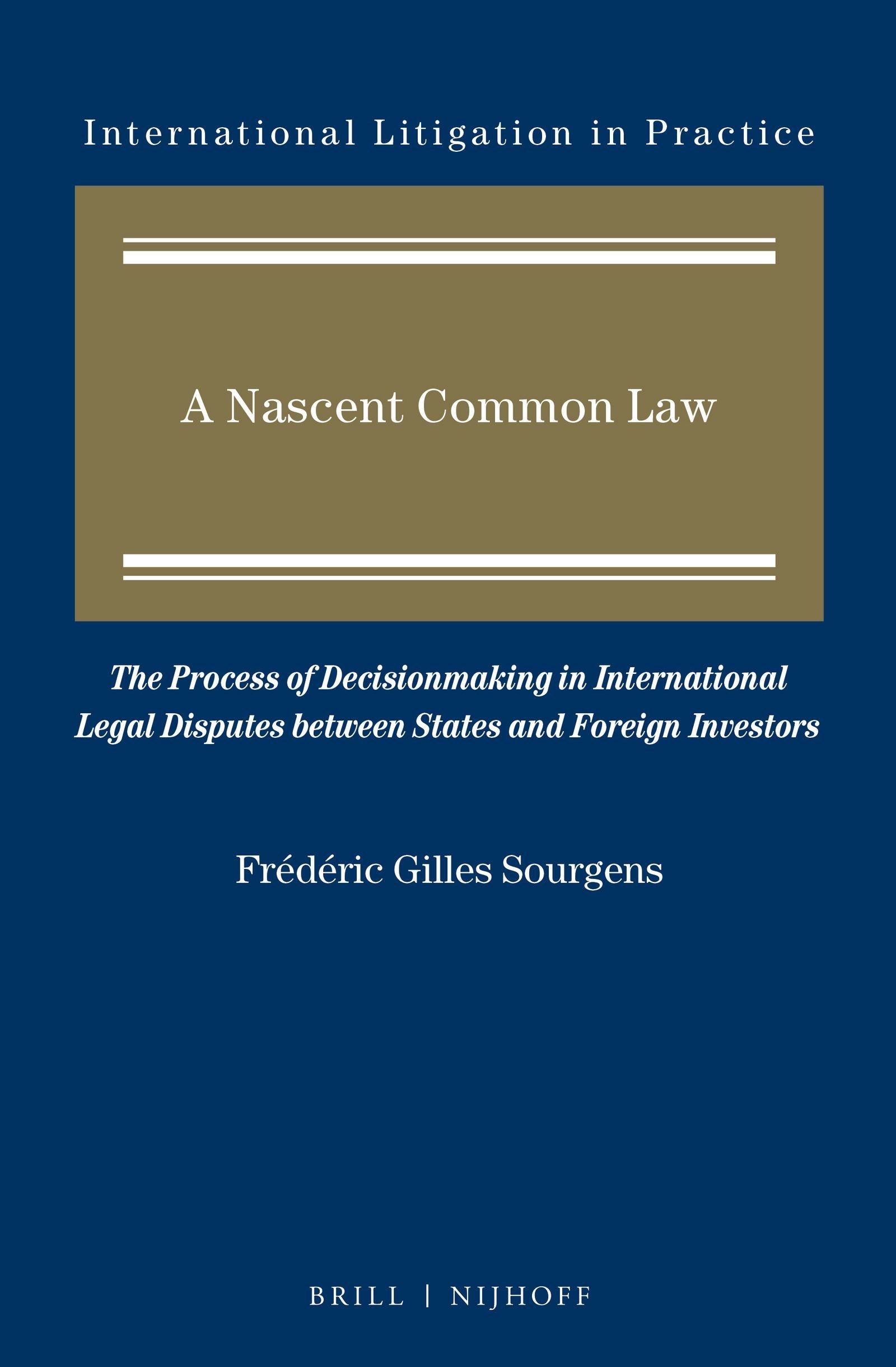 Book cover image for A Nascent Common Law ISBN: 9789004288195